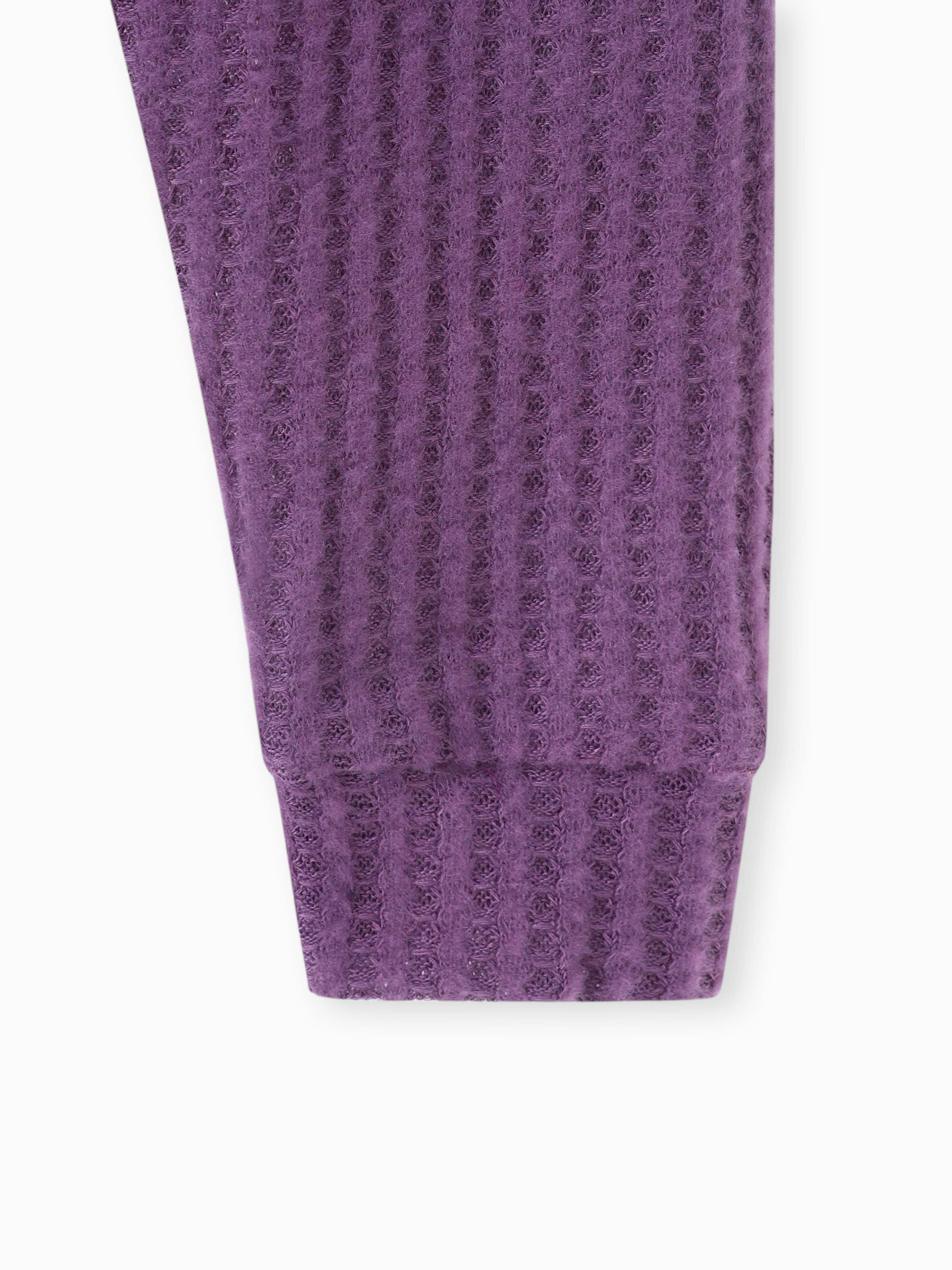 PatPat - Wholesale Clothing Set - Baby - 2pcs Solid Waffle Long-sleeve Baby Set16