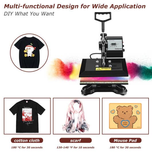 Home by Howard - Wholesale Sublimation Transfer - 12 x 10 inch heat press machine swing-away digital transfer