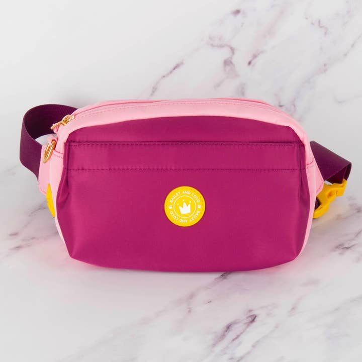 Magnetic Snap Dog Walking Bum Bag - We're Jammin' for wholesale by Bailey and Coco