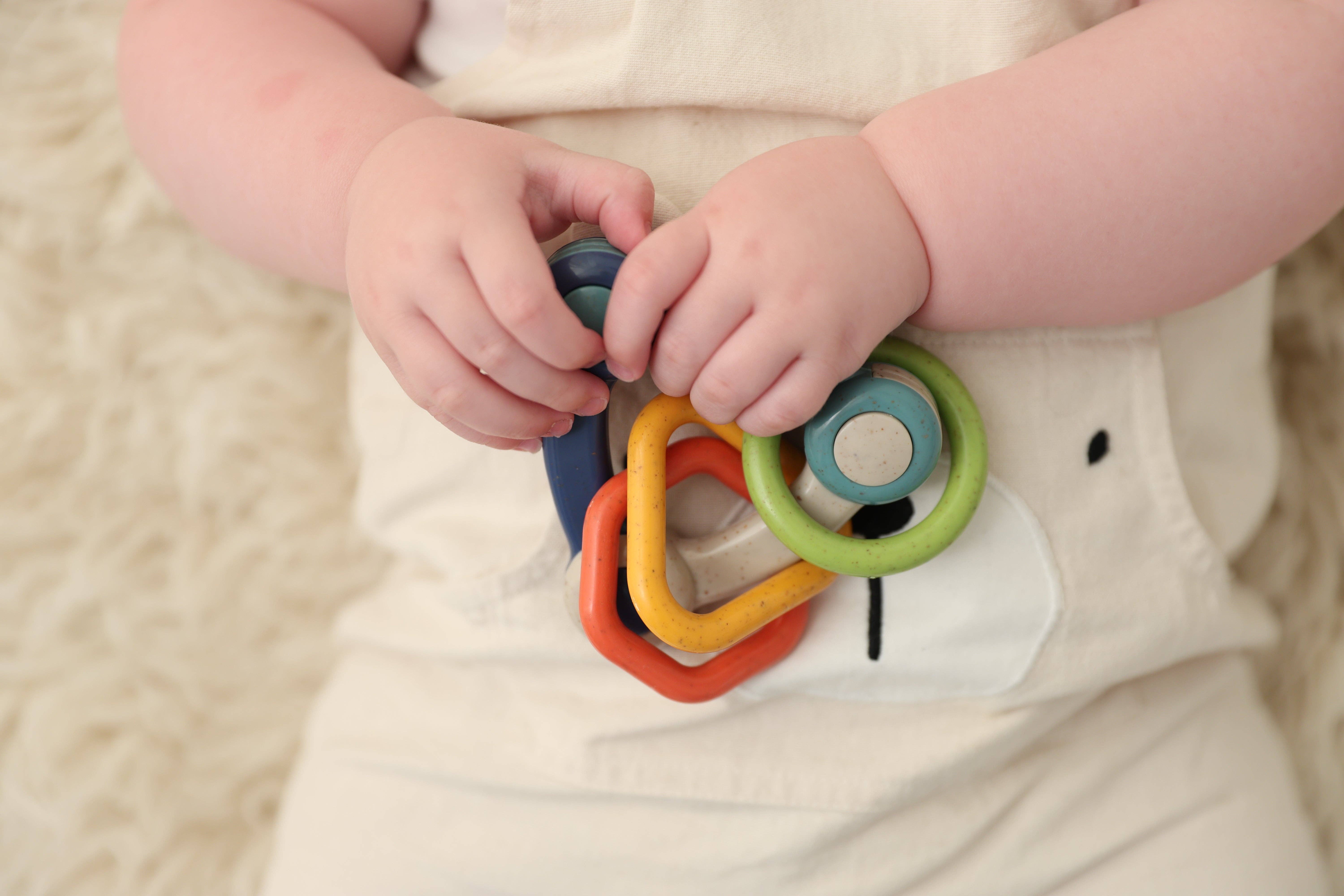 Speedy Monkey - Wholesale Handheld Rattle - Baby - Triangle Rattle - TOLO1