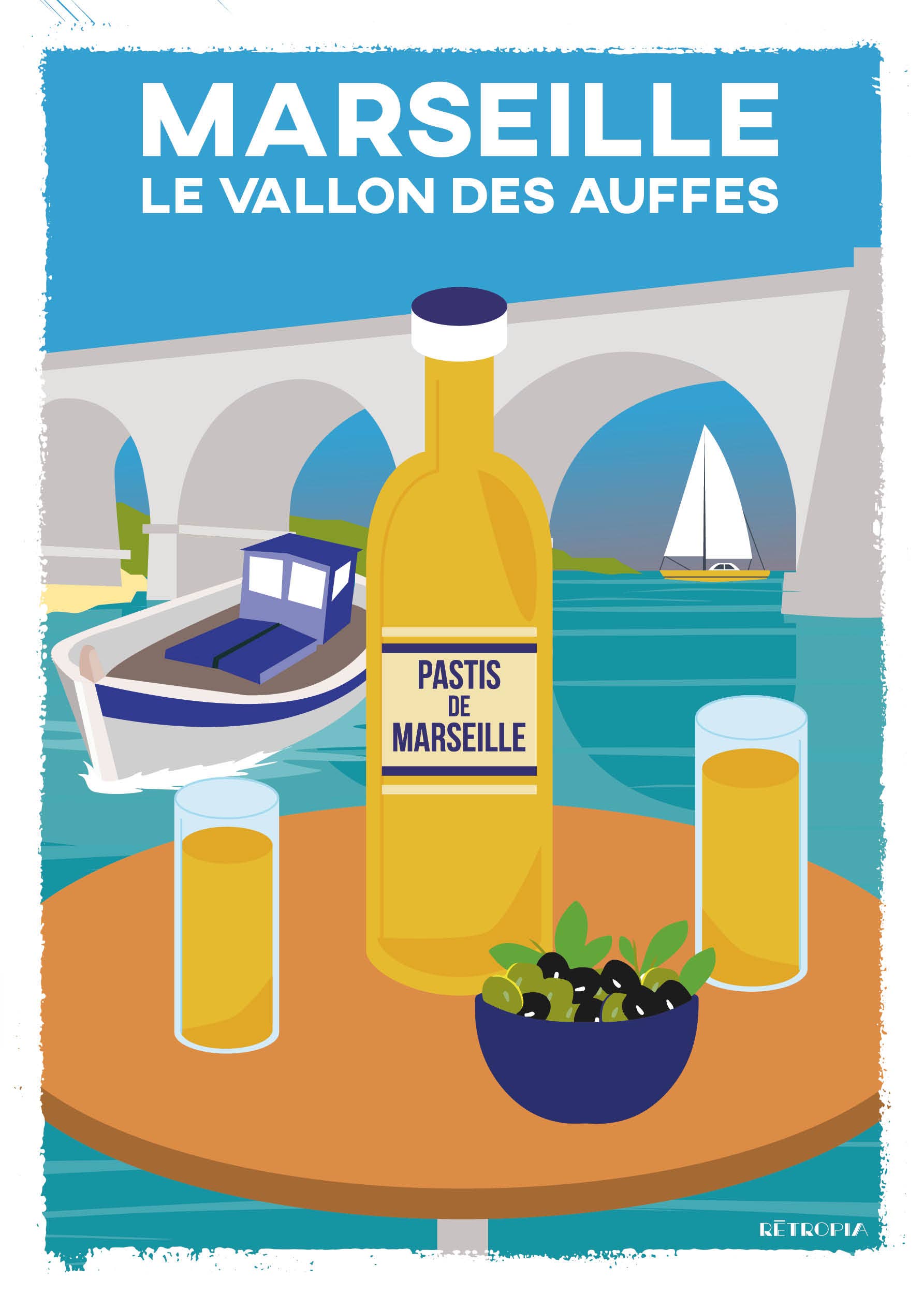 Retropia - Wholesale Ansichtkaart - Ansichtkaart Pastis0