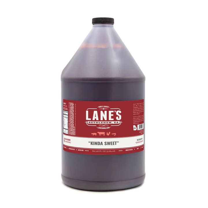 Sauce sucrée Kinda - Gallon pour la vente par Lane's BBQ