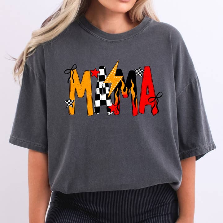 Mama Trendy Vlammen en Geruit voor wholesale door Her Ever After