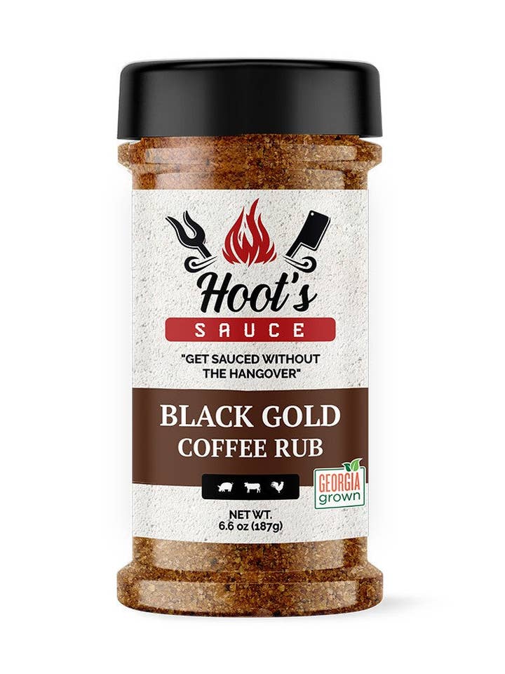 Wholesale Case of Coffee Rub for wholesale by Hoots Sauce
