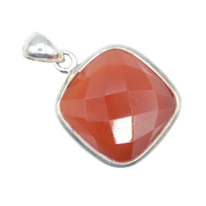 Didi Bahini Fair Trade - Wholesale Individual Charm/Pendant - Simply Onyx Silver Pendant2