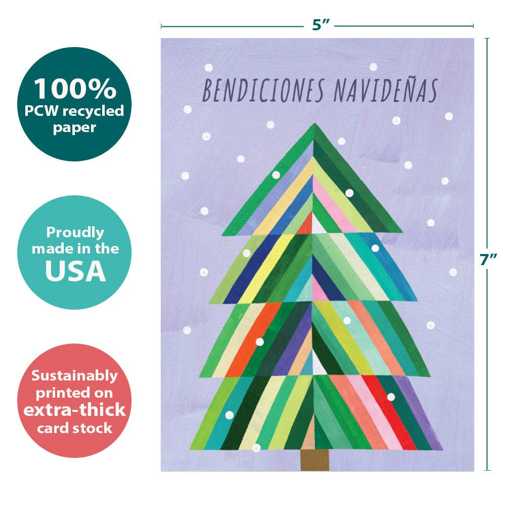 Tree-Free Greetings - Wholesale Christmas Card - Navidenas Tree Christmas SKU 221513