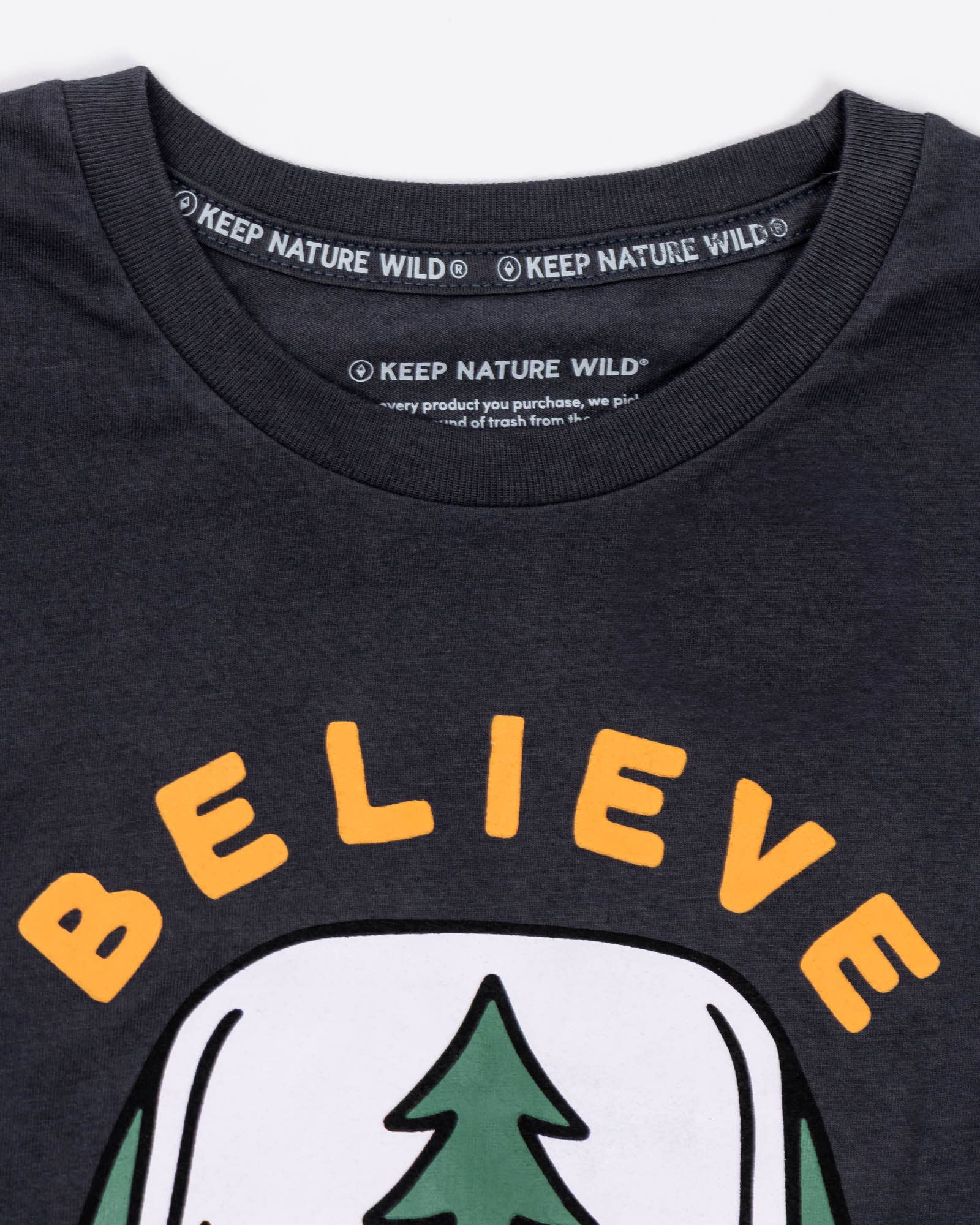 Keep Nature Wild - Wholesale Screen Printed T-Shirt - Unisex - Clyde the Sasquatch Unisex Tee | Coal3