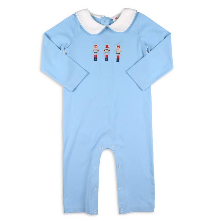 Boys Collar Romper - Nutcracker for wholesale by Shrimp and Grits Kids