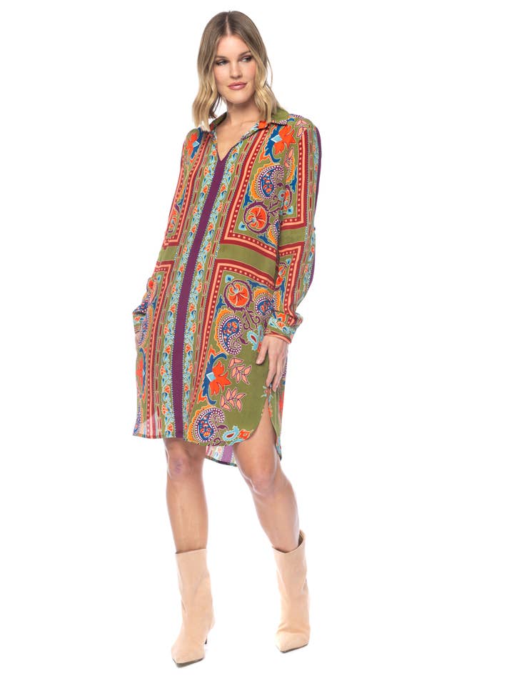 Ätherisches Savi Fließendes Kleid für den Großhandel von Tolani