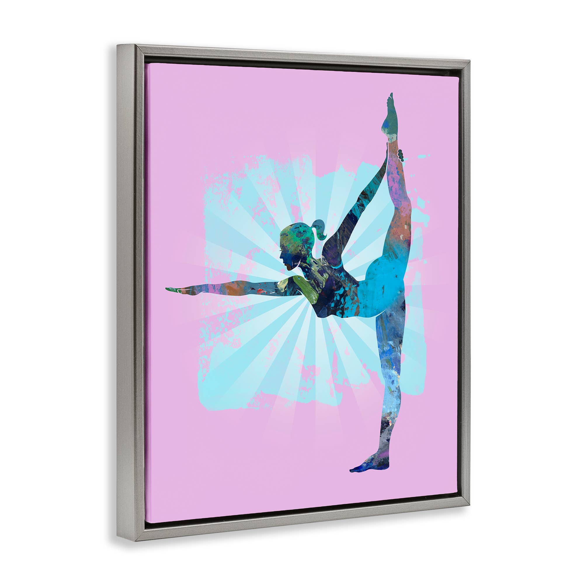 Stupell Industries - Wholesale Wall decor – Kids & Baby - Stretching Mindful Exercise Floater Framed Art21