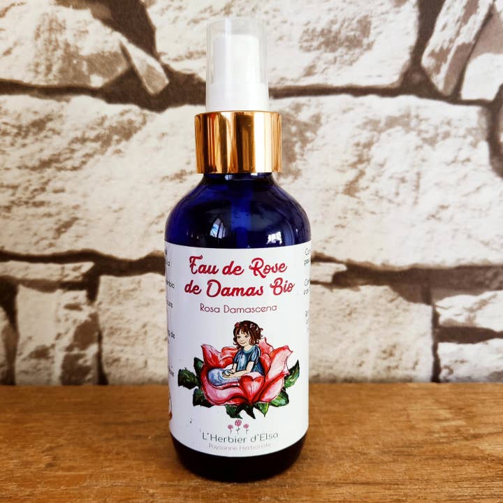 Agua de rosas de damasco orgánica para venta al por mayor de L' Herbier d'Elsa