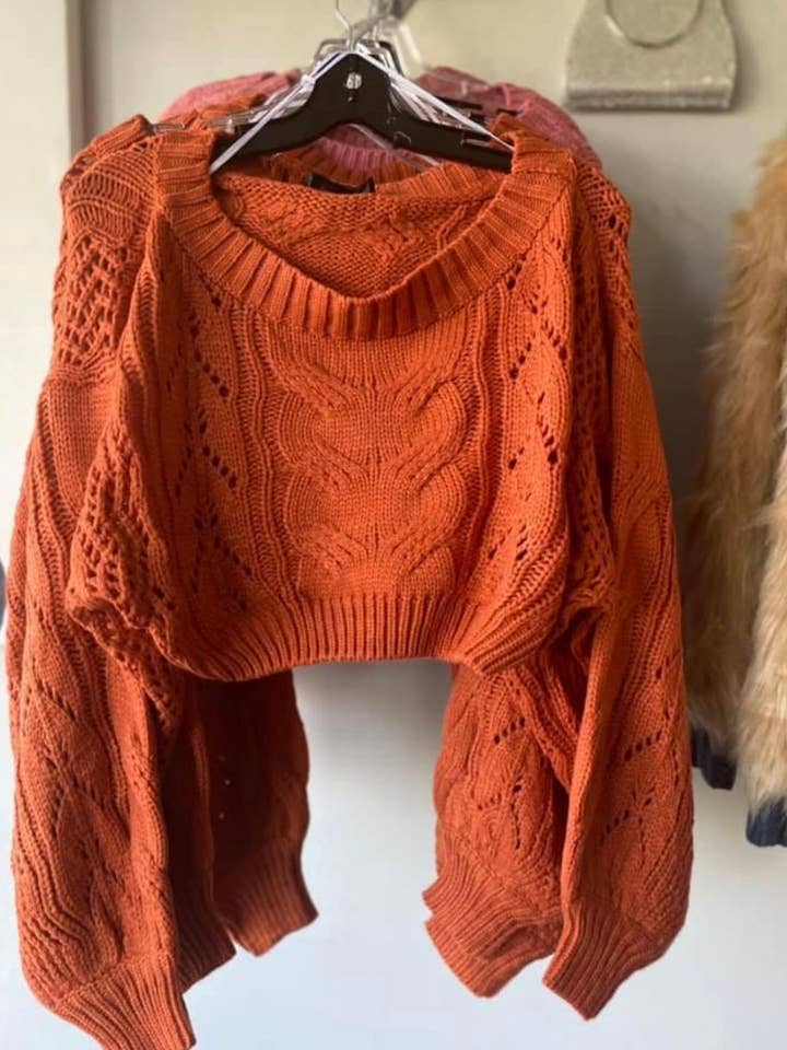 Crop Sweaters for wholesale by Aungya Boutique