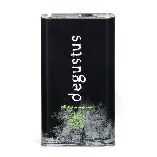 Extra Verge Oils Can 1/4l. -Eco-friendly Degustus for wholesale by Cooperativa la Granadella