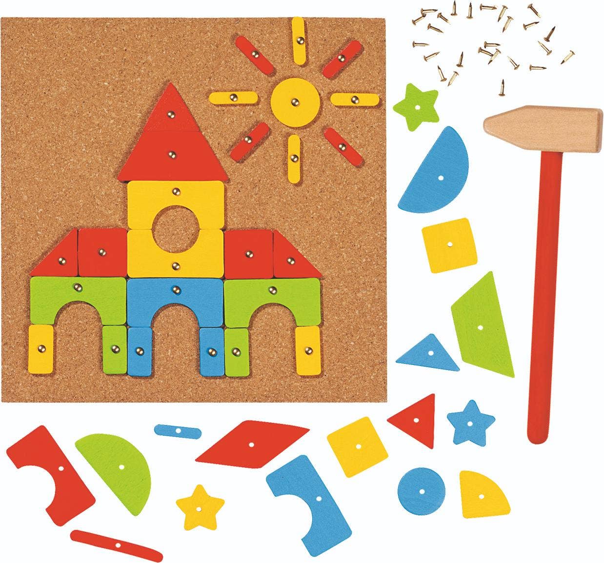 Robbie Toys Ltd – wholesale Wood toy – Child – Hammer & Nail Game - Goki Basic.0