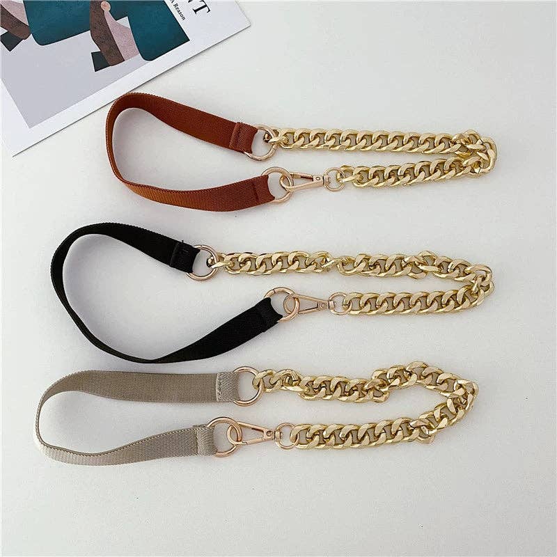 Dipped Shop - Vendita all'ingrosso Cintura - Donna - Cintura Semplice in Pelle con Giunzioni a Catena DPWB28386