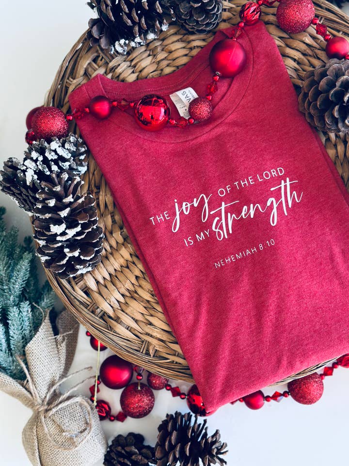 Herrens glädje julkristen t-shirt för wholesale av Only Grace Company