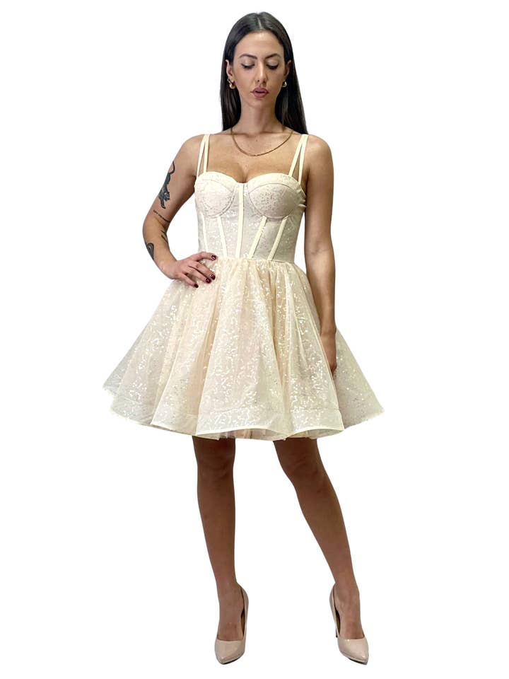 Robe courte LUCILLA pour la vente par Joana