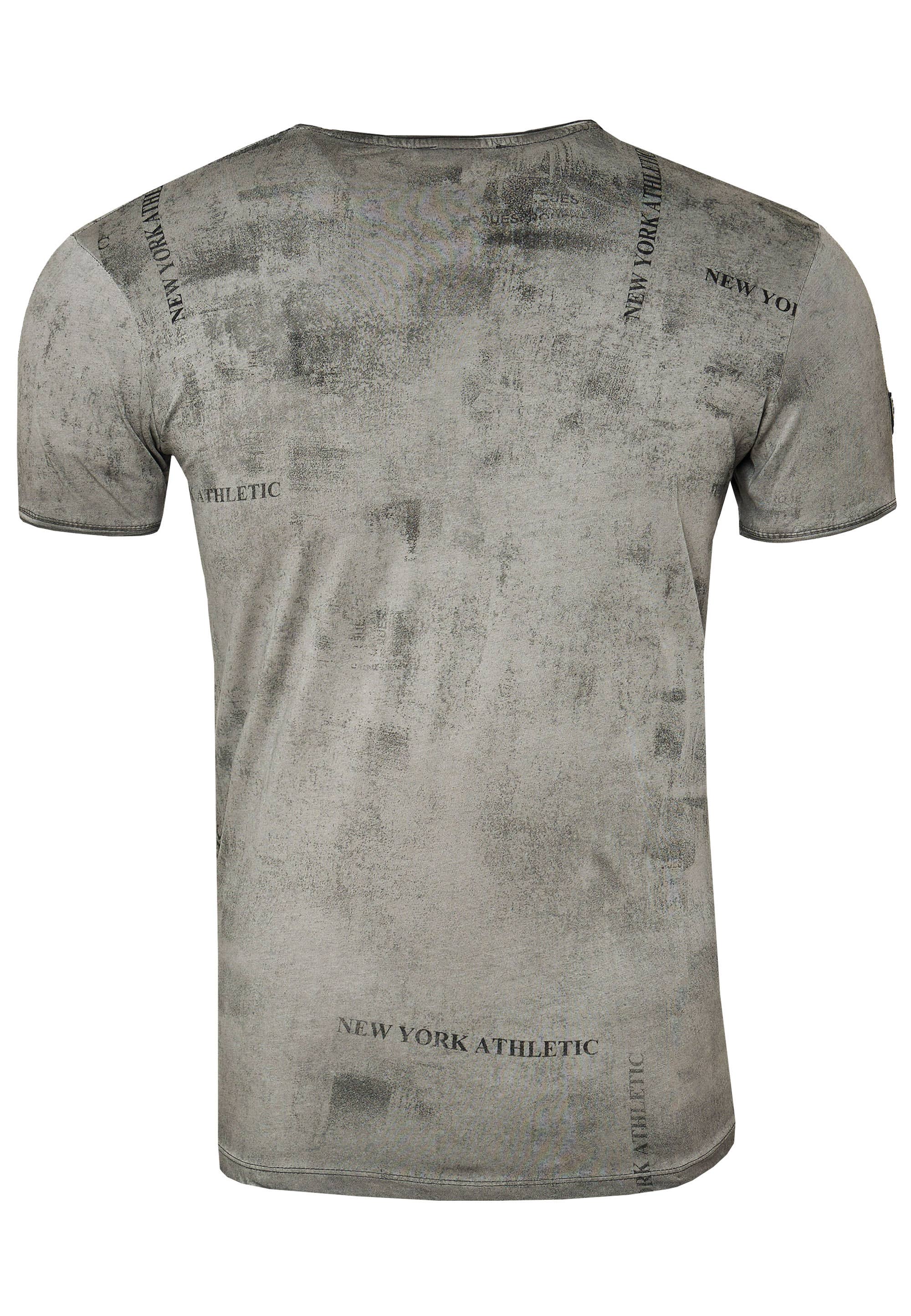 Rusty Neal - Wholesale Screen Printed T-Shirt - Men's - T-shirt in used look, round neck, printed 2447