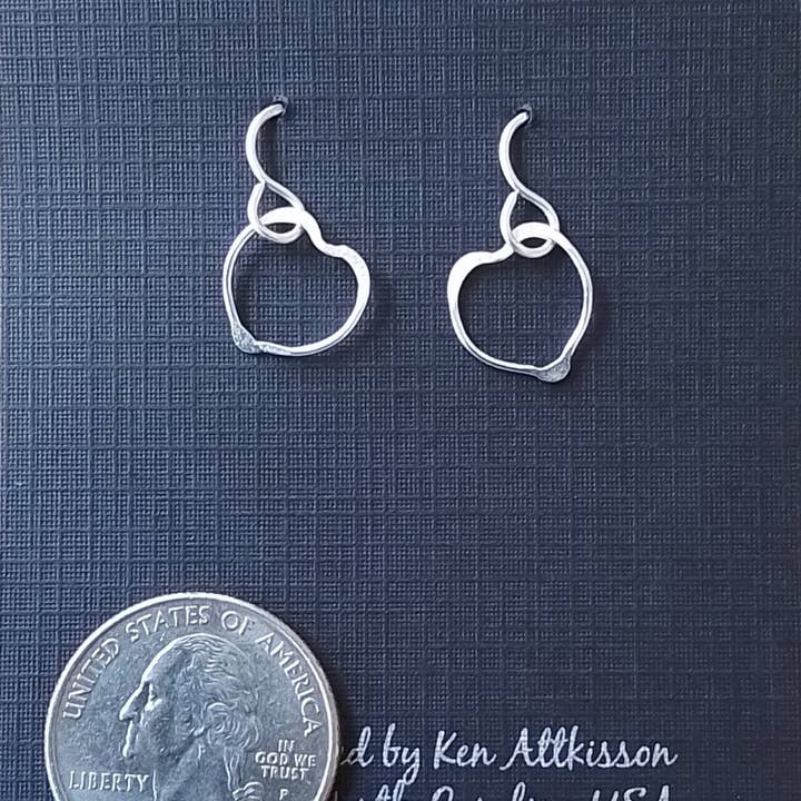 Sterling Silver Earrings Small Heart for wholesale by Ken’s handcrafted jewelry