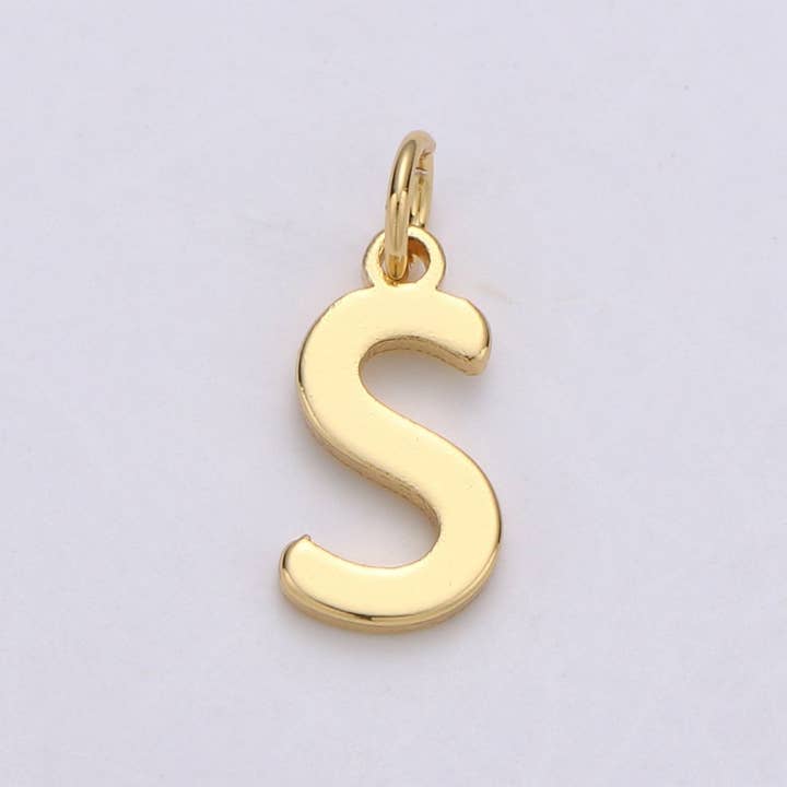 Aim Eternal - Wholesale Individual charm/pendant - 14k Gold Filled Personalized Initial Charm Initial Pendant, Letter Charm, Minimalist Alphabet Letter Charm, Monogram Charm Add On Charm A-113 to A-12518