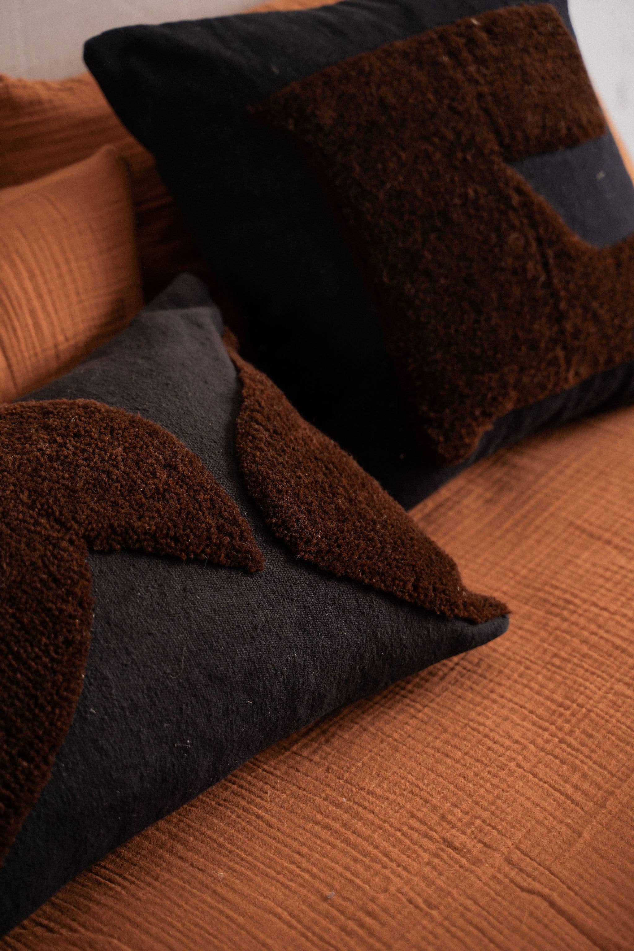 Saardé - Wholesale Bedding Set - Enes Cotton Bedding Bundle | Terracotta1