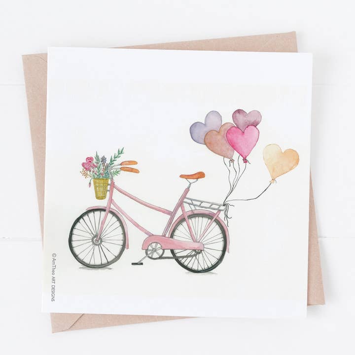 Valentijnsdagkaart, gelukkige verjaardagskaart, alleen omdat kaart voor wholesale door AmTheo Art Designs