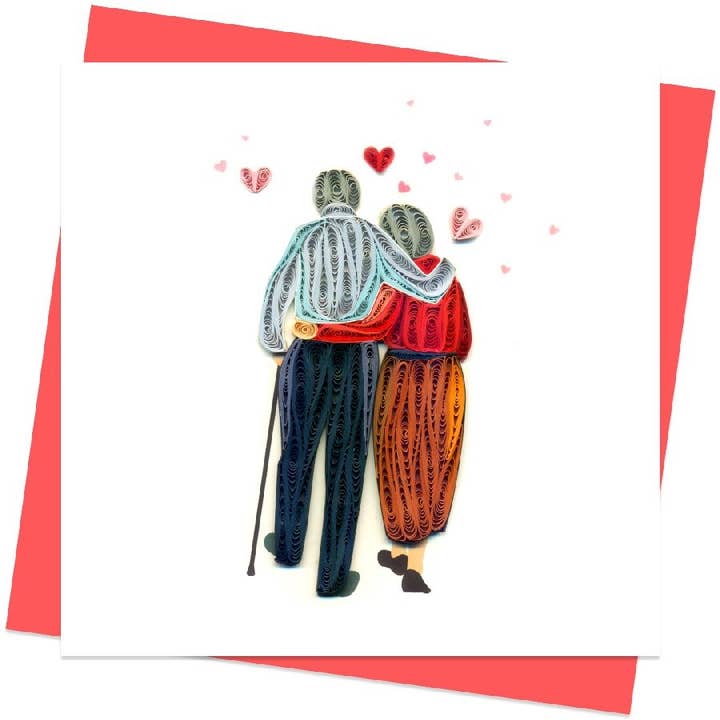 Together Quilling Cartão de Saudação por atacado de Origamo