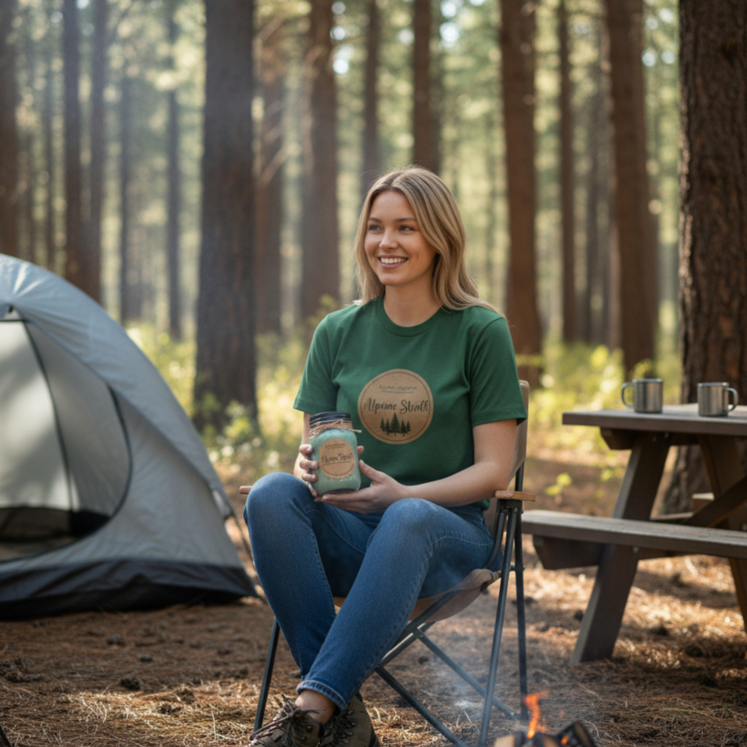 LUXXE Candles – Engroshandel Glaslys – Alpine Stroll Lys | Økologisk Sojalys1