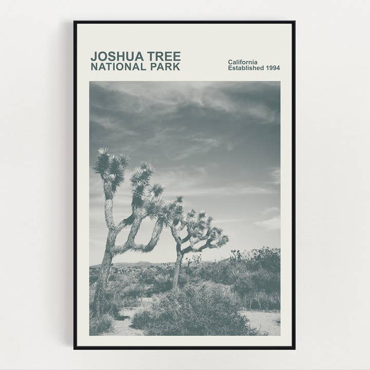 Joshua Tree National Park Print for wholesale by Nomad Design Co
