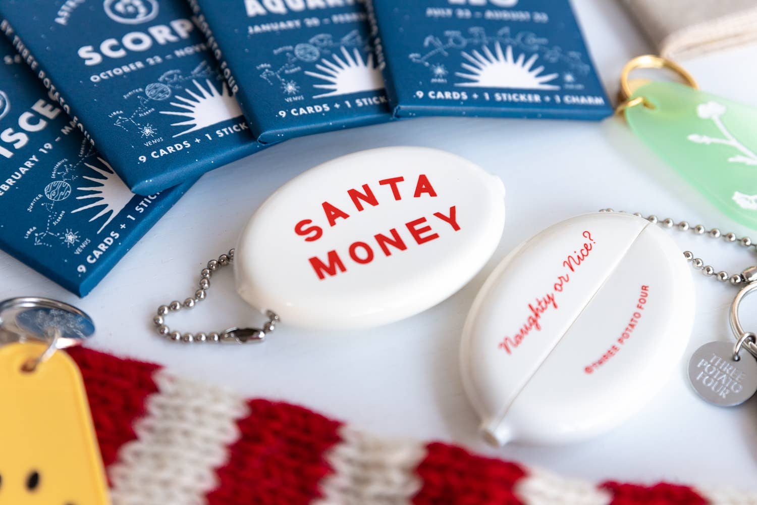 Three Potato Four – wholesale Coin purse – Unisex – Coin Pouch - Santa Money2