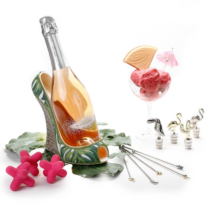 VINOLEM - Vendita all'ingrosso Busta regalo per vino - Portabottiglie da scarpe TROPIC Ludi-Vi1