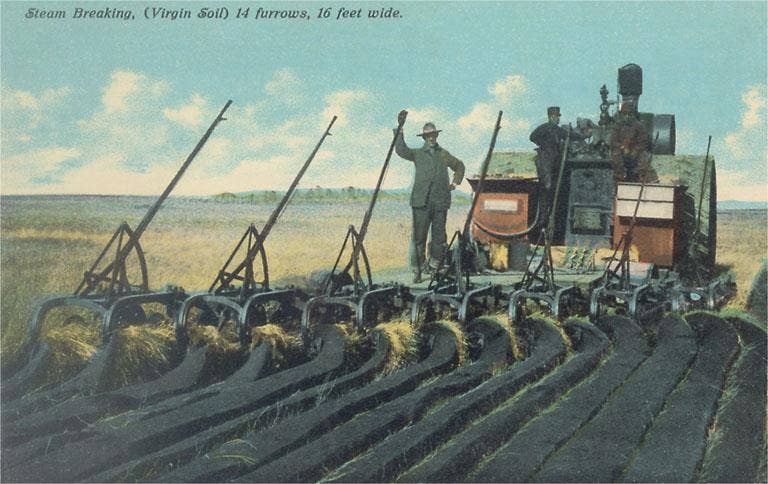 Found Image Press – Großhandel Aufkleber – Aufkleber AG-98 Dampf bricht jungfräulichen Boden0