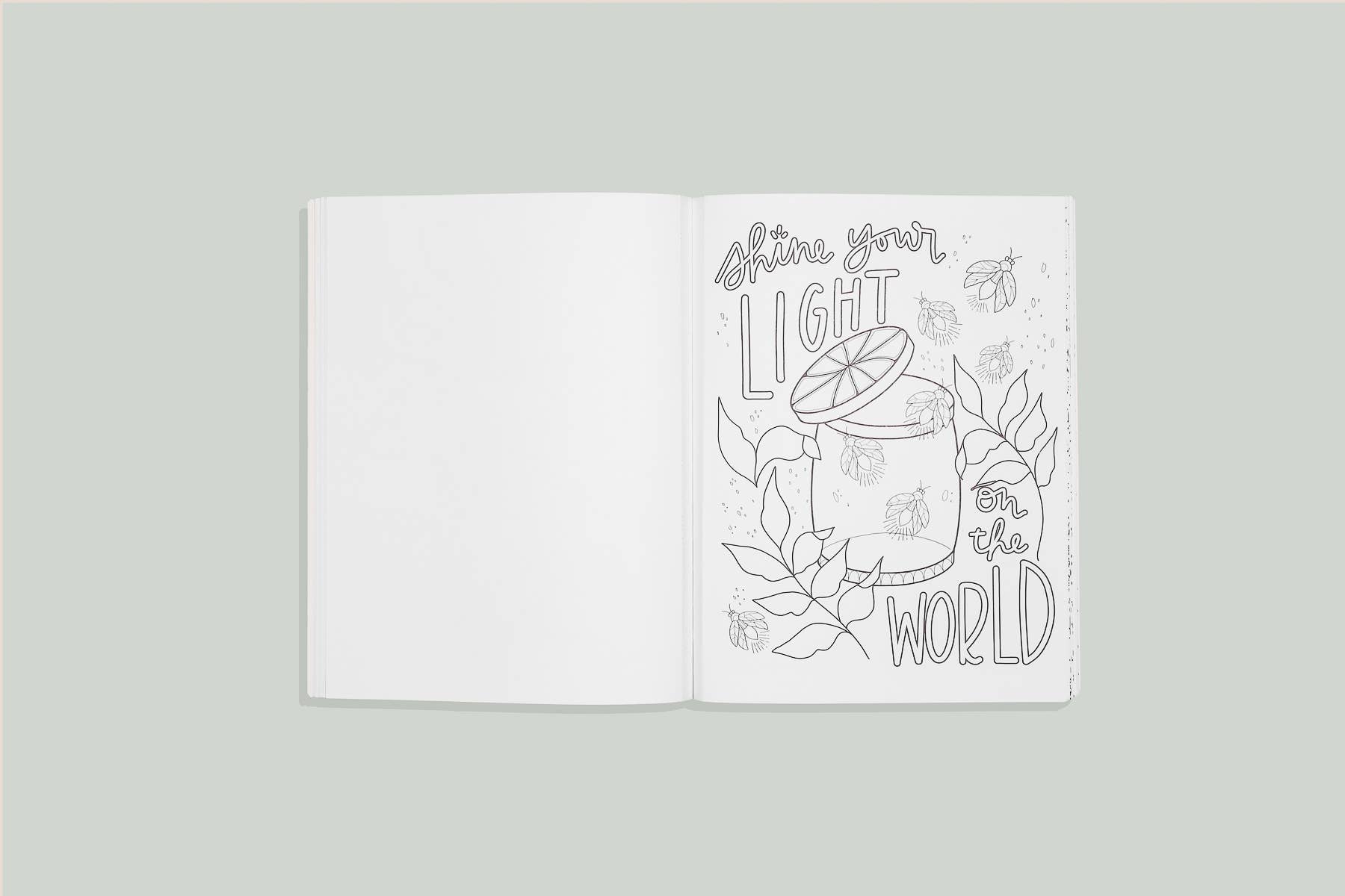 Blue Star Press - Wholesale Coloring & Activity Book - Adult - You are Made of Magic: Coloring book with Affirmations3