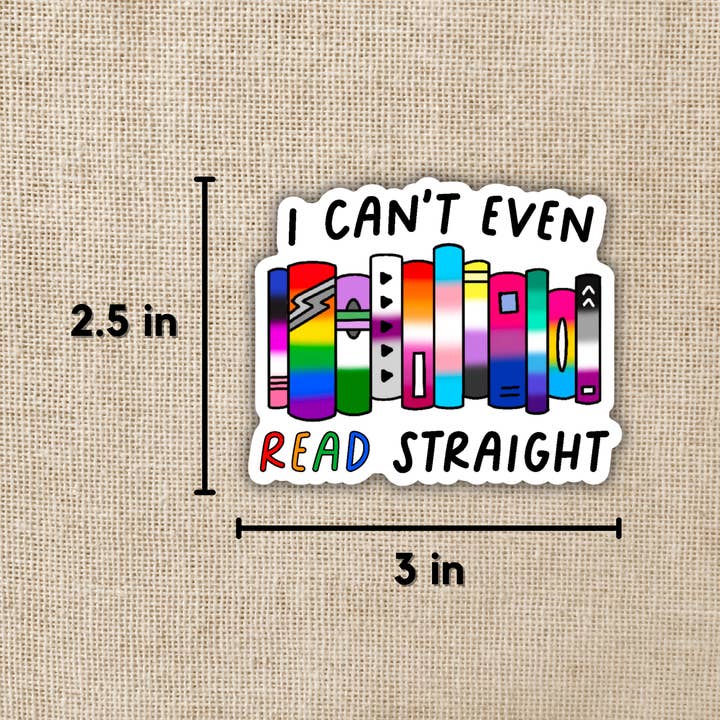 Kingdom of Threads - Wholesale Sticker - Can't Even Read Straight Sticker1