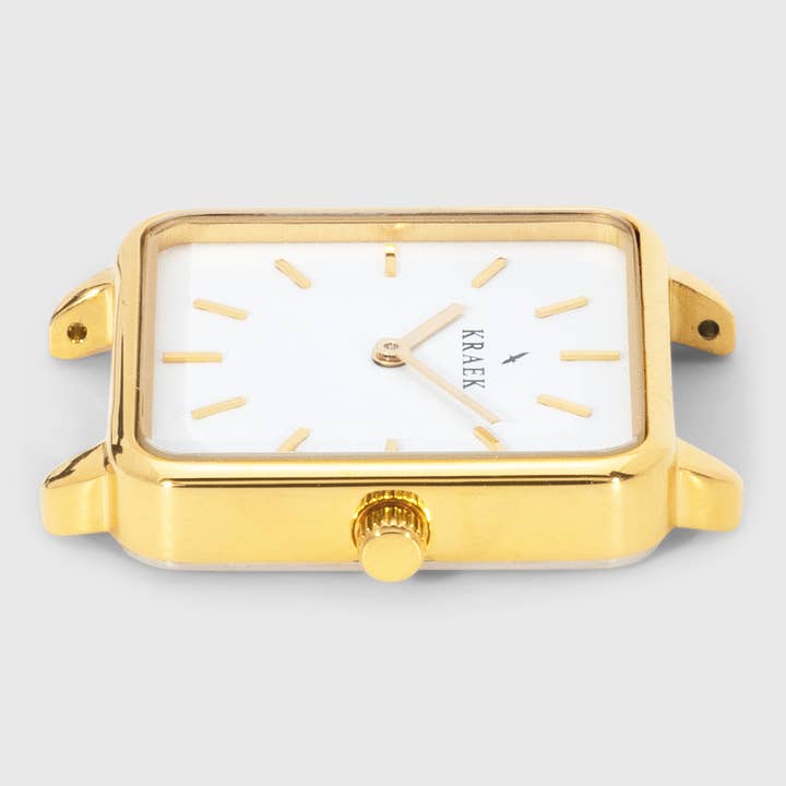 KRAEK Watches - Wholesale Wrist Watch - Women's - Adona | Gold | Mesh | Square 28 mm2