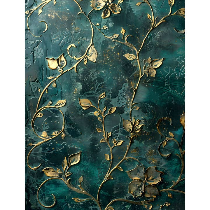 Craft Kreatively - Vente Matériels de bricolage - Papier de riz gaufré vert pour découpage - A4 - 6 pièces – pour loisirs créatifs7