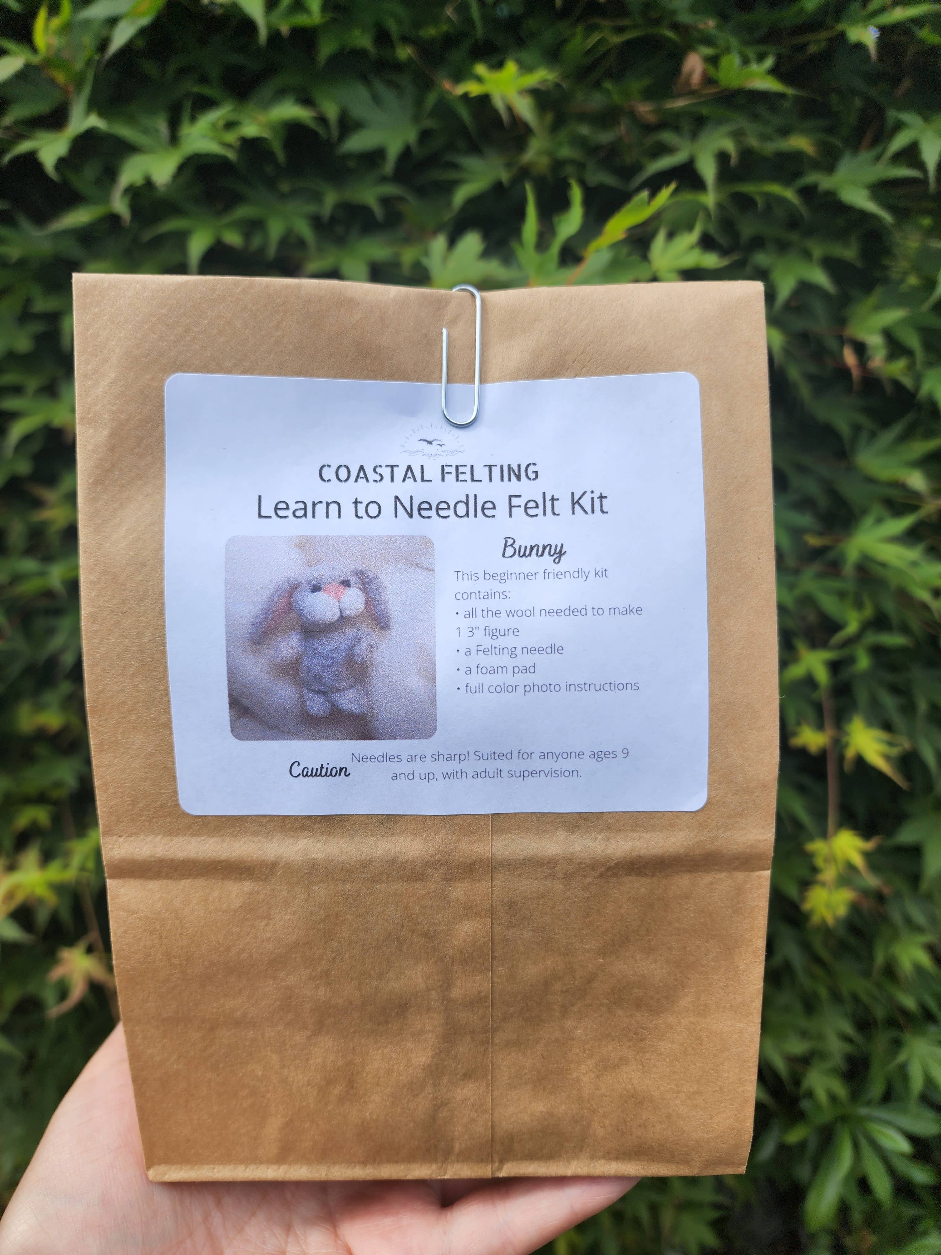 Coastal Felting - Wholesale Doe-het-zelf-knutselset - Leer naaldvilt een Bunny Kit, DIY Craft Kit3