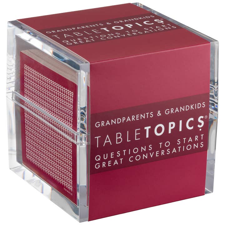TABLETOPICS GRANDPARENTS & GRANDKIDS - Conversation Starters for wholesale by TableTopics