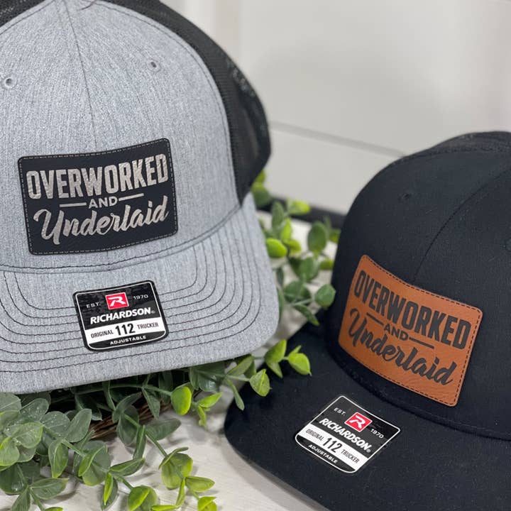 CMD Wholesale - Wholesale Trucker Hat - Unisex - Adult Overworked And Underlaid Patch Snapback Hat