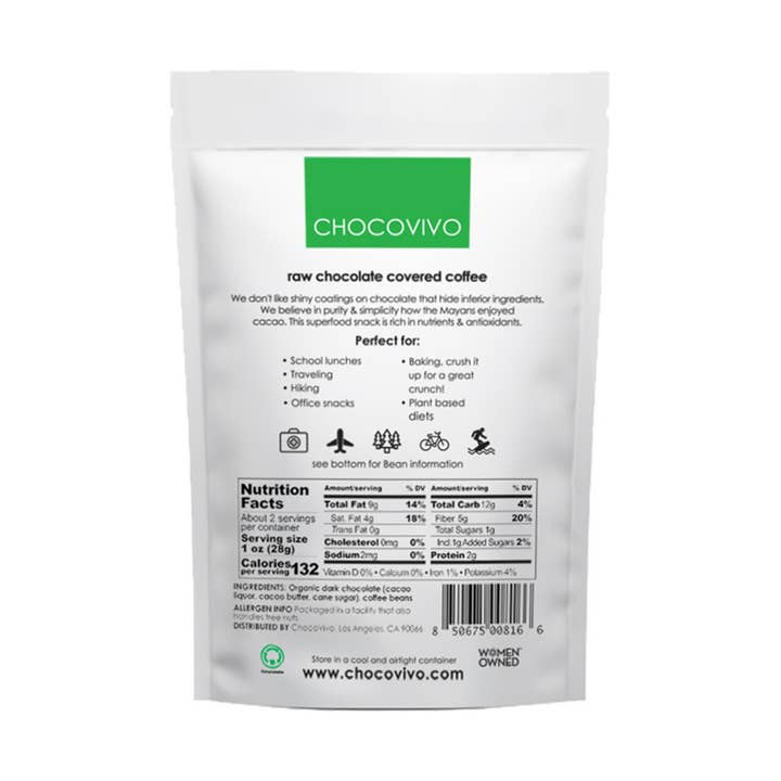 ChocoVivo - Wholesale Chocolate Covered Sweets - Dark Chocolate Covered Coffee Beans 70% Cacao1