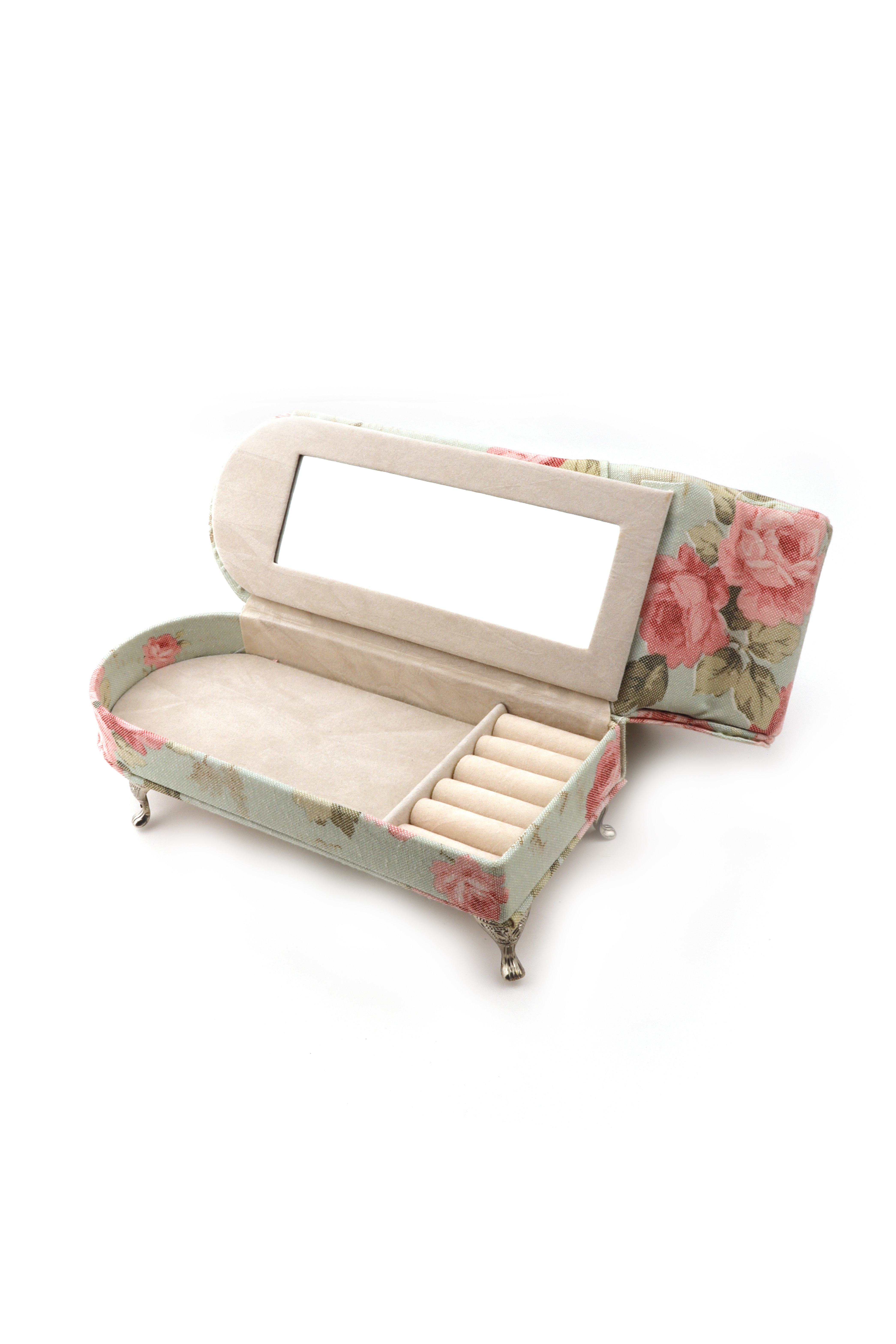 Domoflor s.l - Wholesale Jewelry Box/Organizer - Floral Chaise Longue Shaped Jewelry Box1