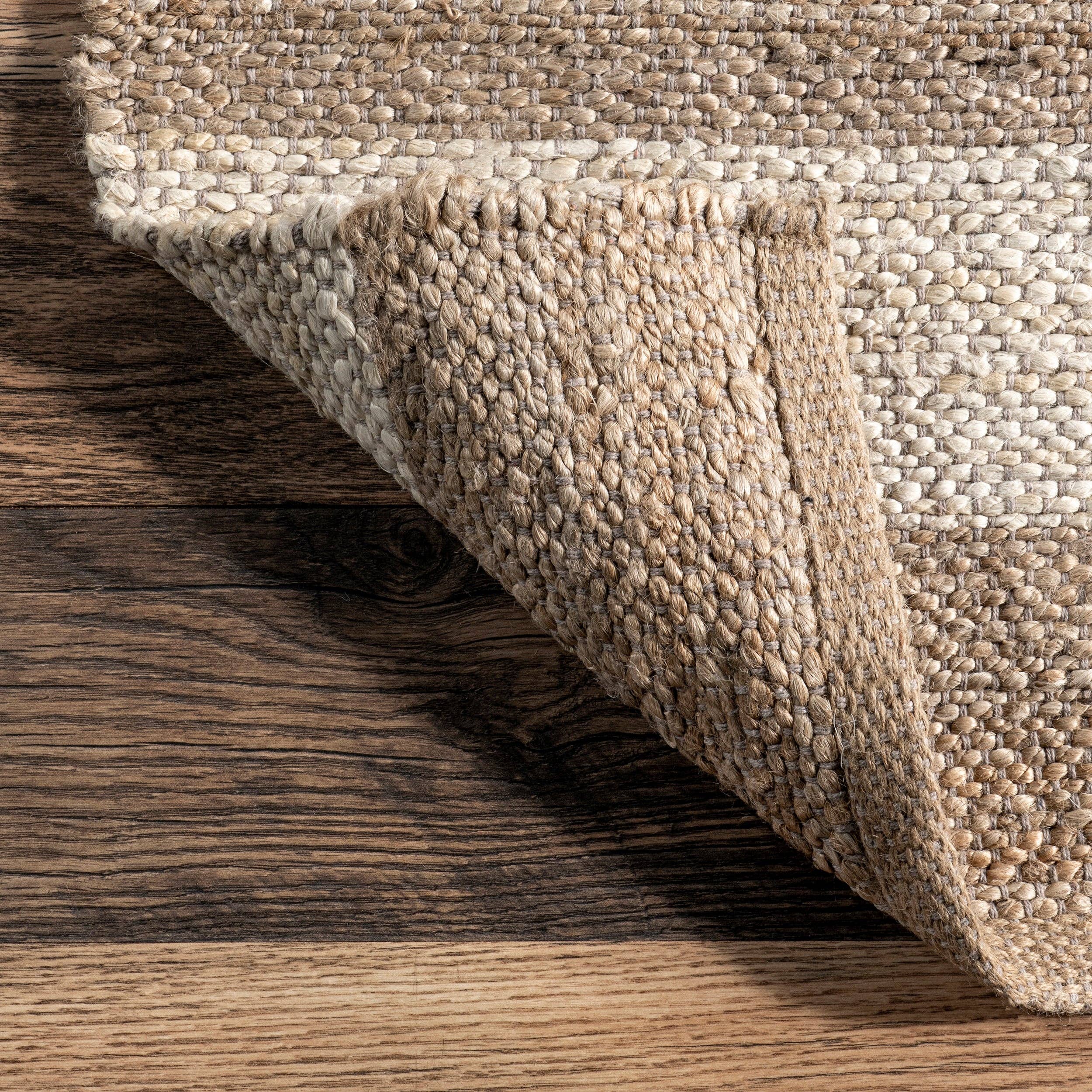 nuLOOM - Wholesale Area Rug - Alisia Flatweave Striped Jute Area Rug5