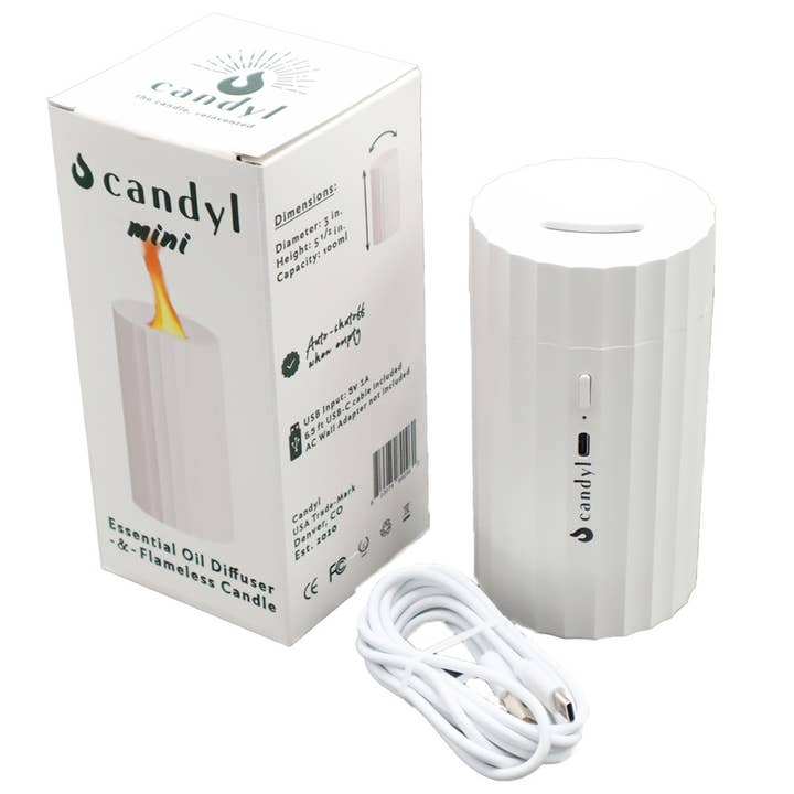 Candyl - Wholesale Electronic Diffuser - Candyl Mini Multi-Color Flame Essential Oil Diffuser2