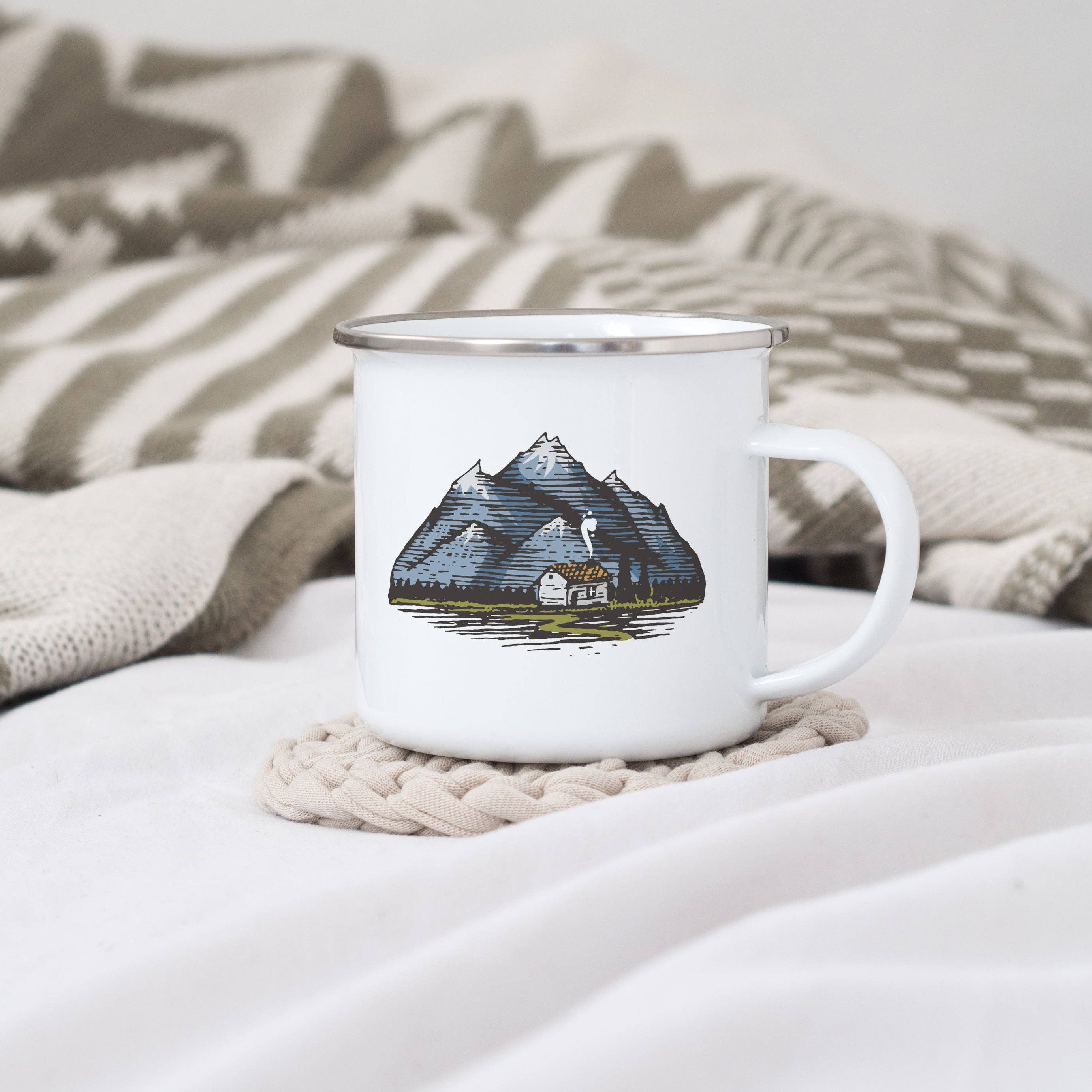 Sovende Bjorn - Wholesale Coffee Mug - Mountain Bothy - Enamel Mug1