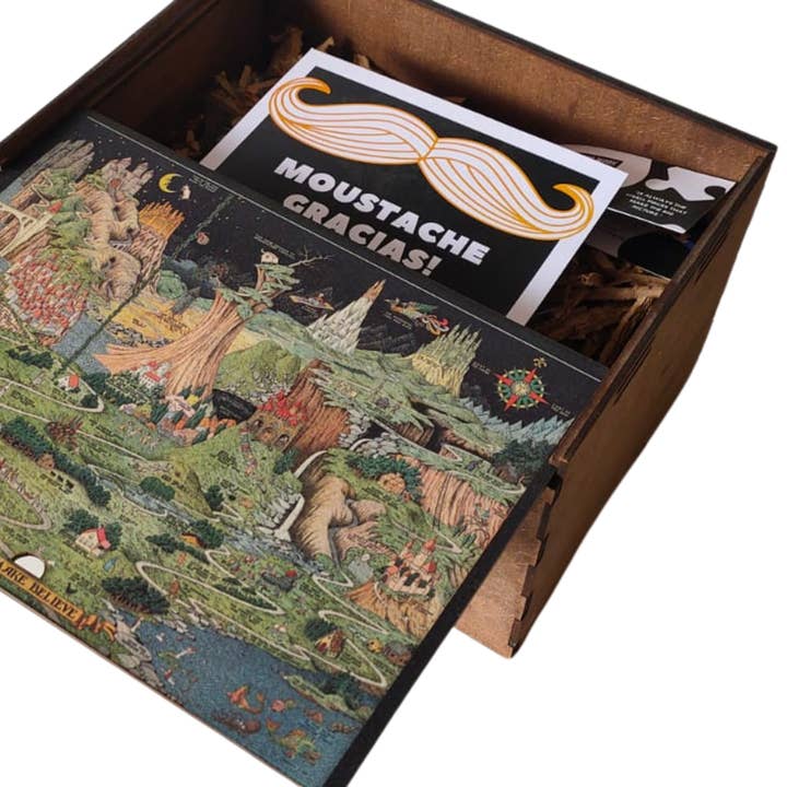 WAWW Artisanal Wooden Puzzles - Wholesale Puzzle - Adult - Make Believe | Wooden Jigsaws for Adults | Wood Puzzles