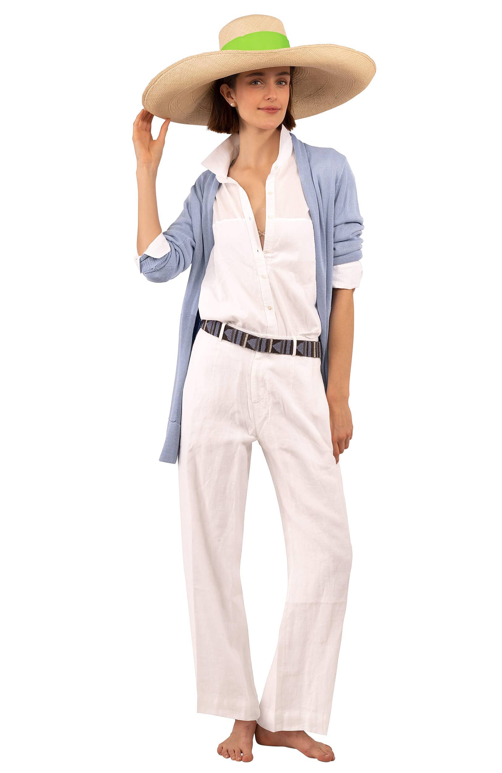 Gretchen Scott LLC - Wholesale Pants - Women's - Bacall Linen Trousers - La Di Da3