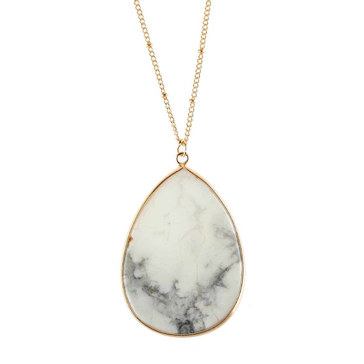 MYS Wholesale Inc - Wholesale Pendant/Charm Necklace - Oval Stone Pendant Necklace2