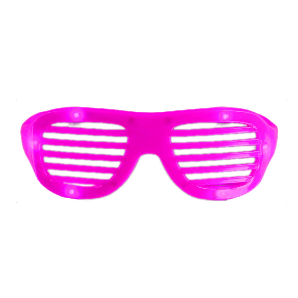 Blinkee.com, LLC - Vente Lunettes de soleil – unisexe - Lunettes de soleil LED Hip Hop Shutter Shades roses0
