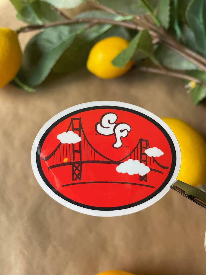 SF Golden Gate | Sticker voor wholesale door Lemonade51o