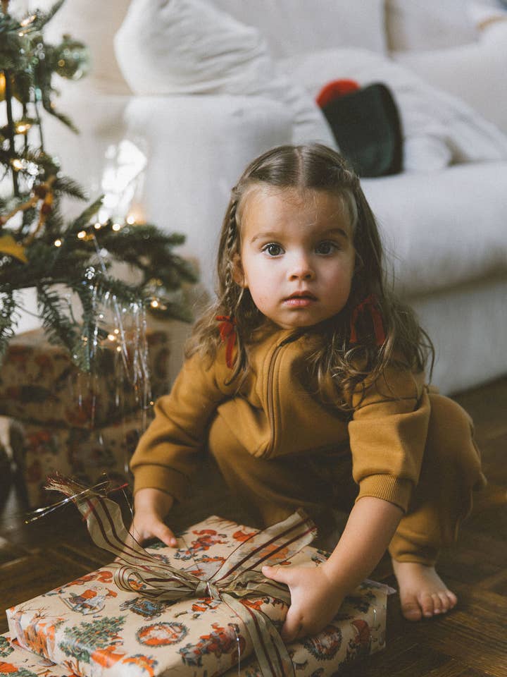 Danni Jumpsuit in Brown Sugar for wholesale by Winnie + Crew